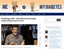 Tablet Screenshot of meandmydiabetes.com